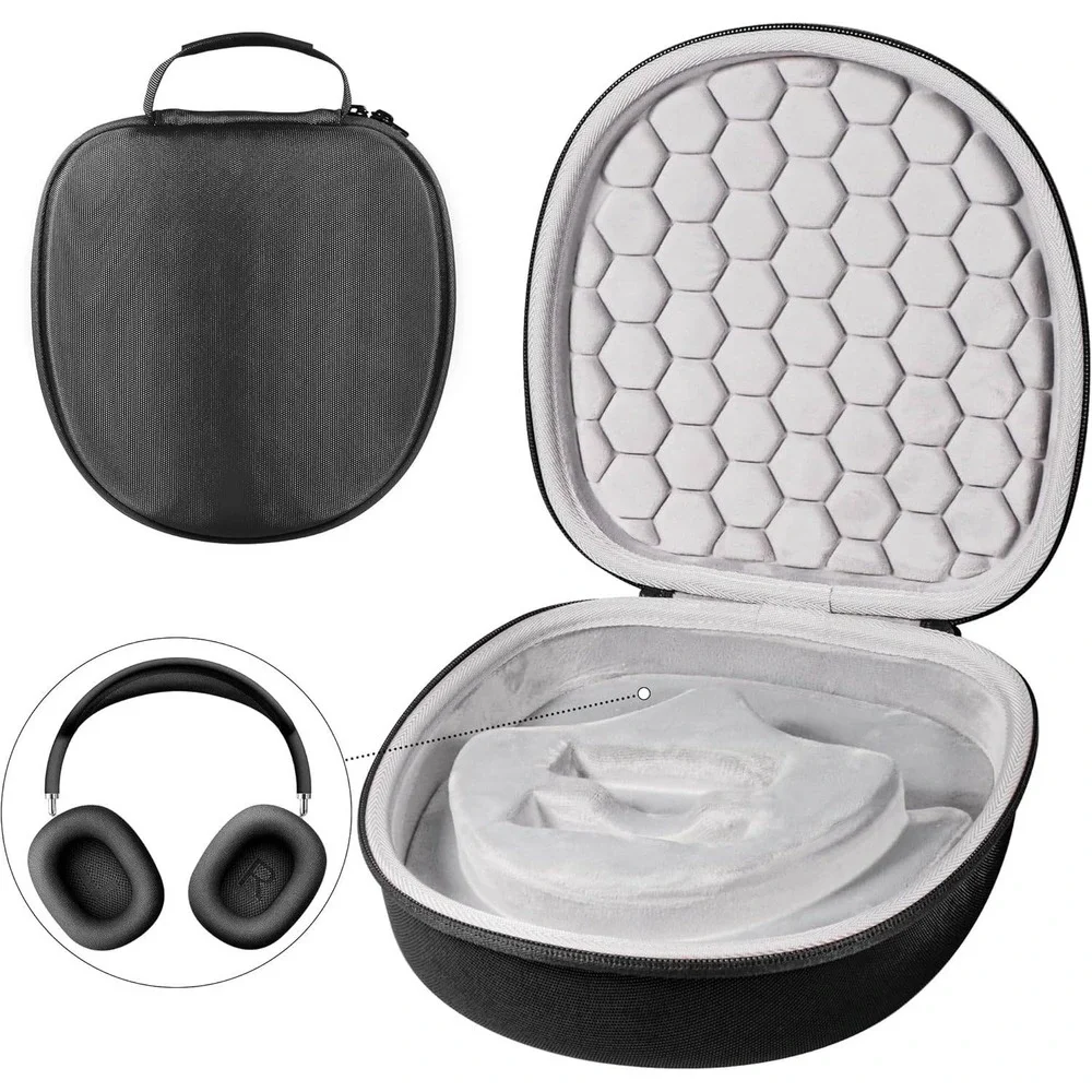 Travel Case for Bose QC25 QC35 QC45 Sony XM4 CH710 JBL T700BT Headphones Black